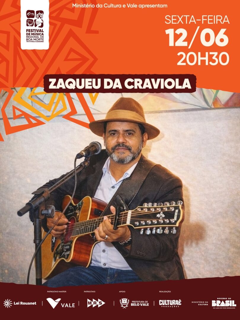 Jornal Panorama – Belo Vale recebe Zaqueu da Craviola no Festival de Música Regional de Boa Morte