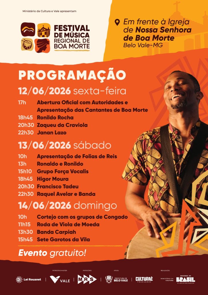Correio de Minas – É Hoje: Festival inédito transforma a comunidade quilombola de Boa Morte em palco da cultura mineira